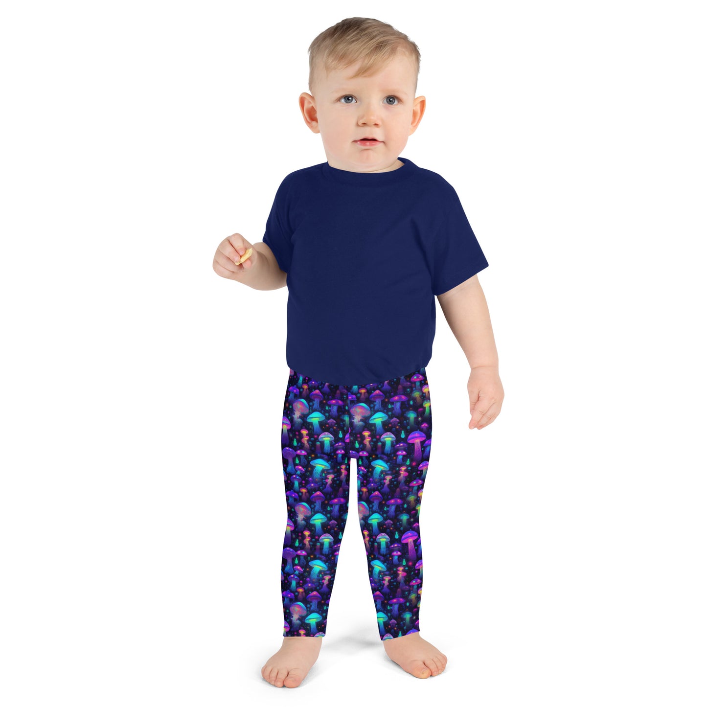 "Glowing Mushrooms" Kid's Spats Leggings Yoga Pants