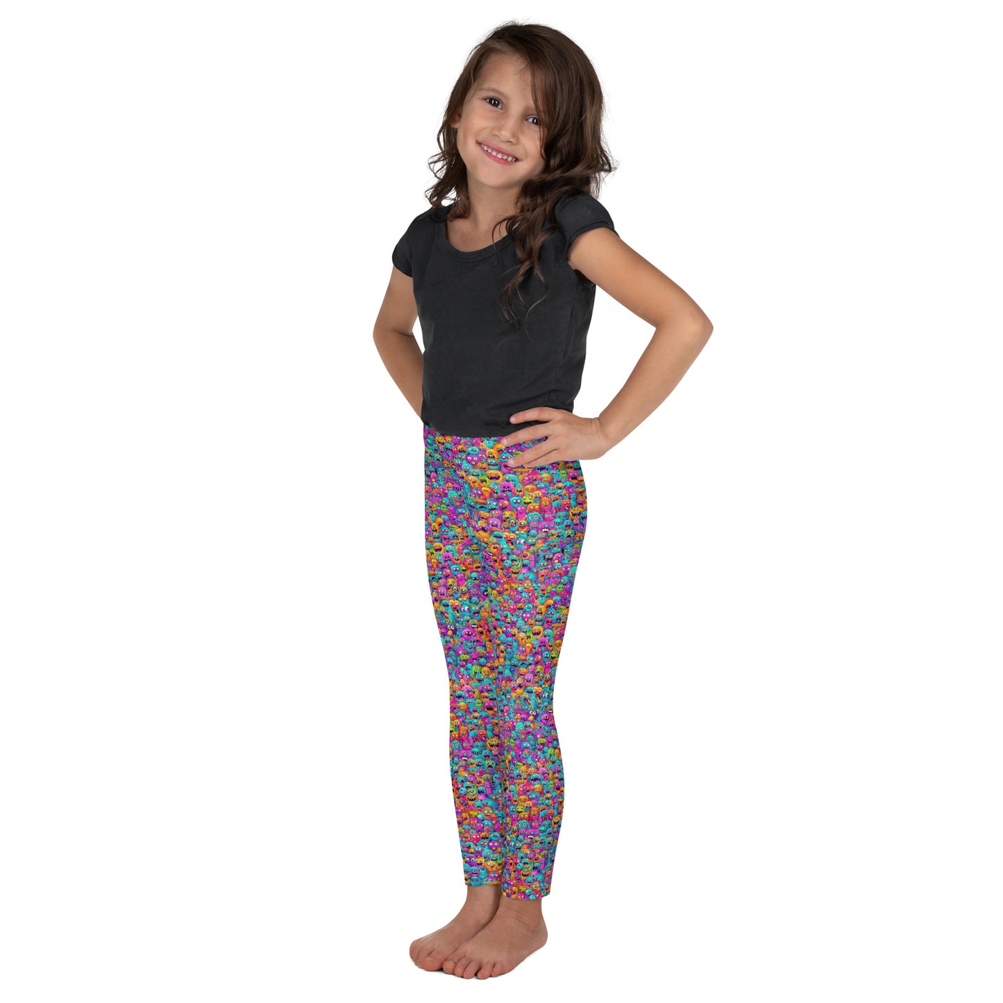 "Monsters" Kid's Spats Leggings Yoga Pants
