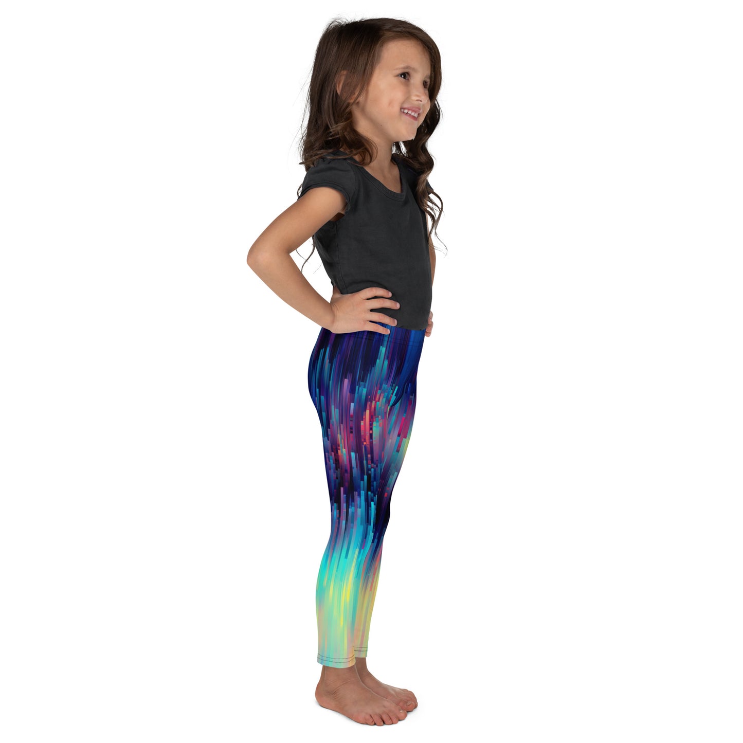 "Pixelate" Kid's Spats Leggings Yoga Pants