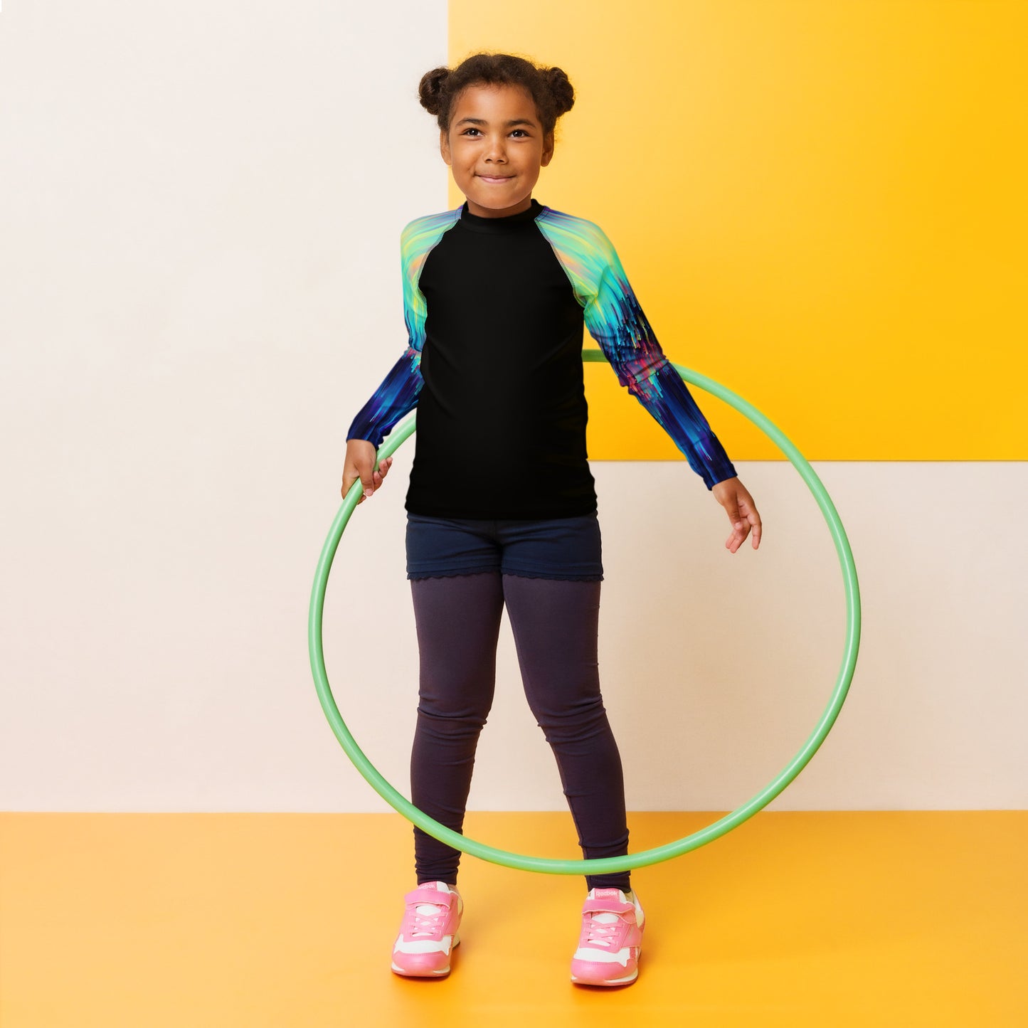 "Pixelate" Kids Rash Guard