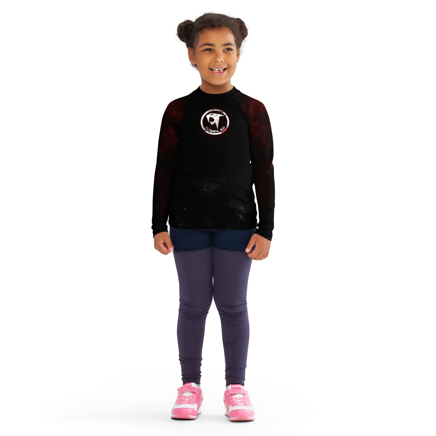 "Timura BJJ Triangles" Kids Rash Guard