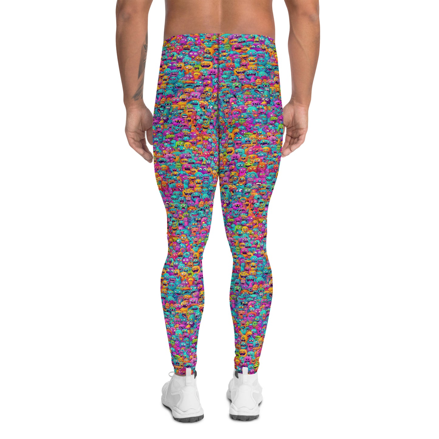 "Monsters" Men's Spats Leggings Yoga Pants