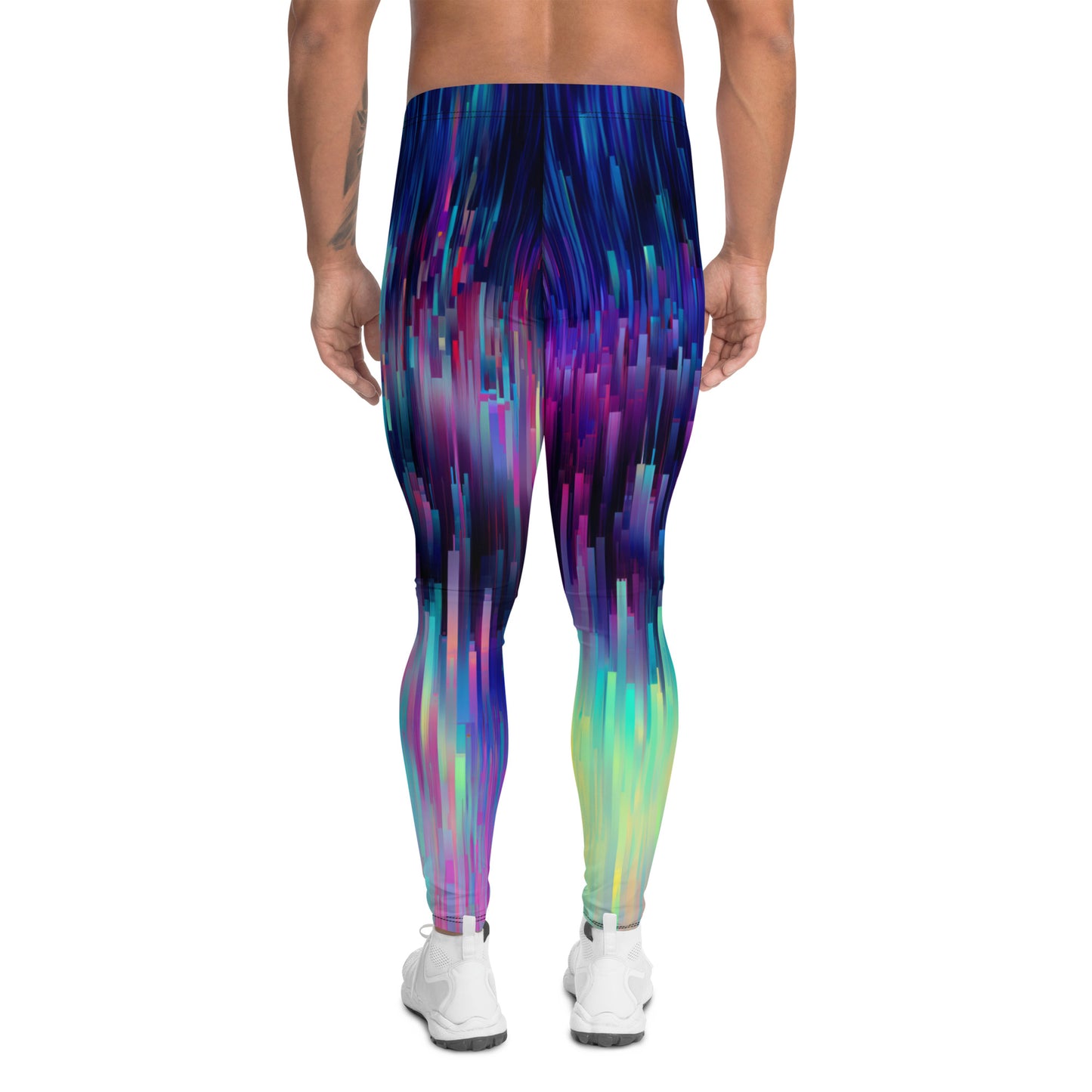 "Pixelate" Men's Spats Leggings Yoga Pants