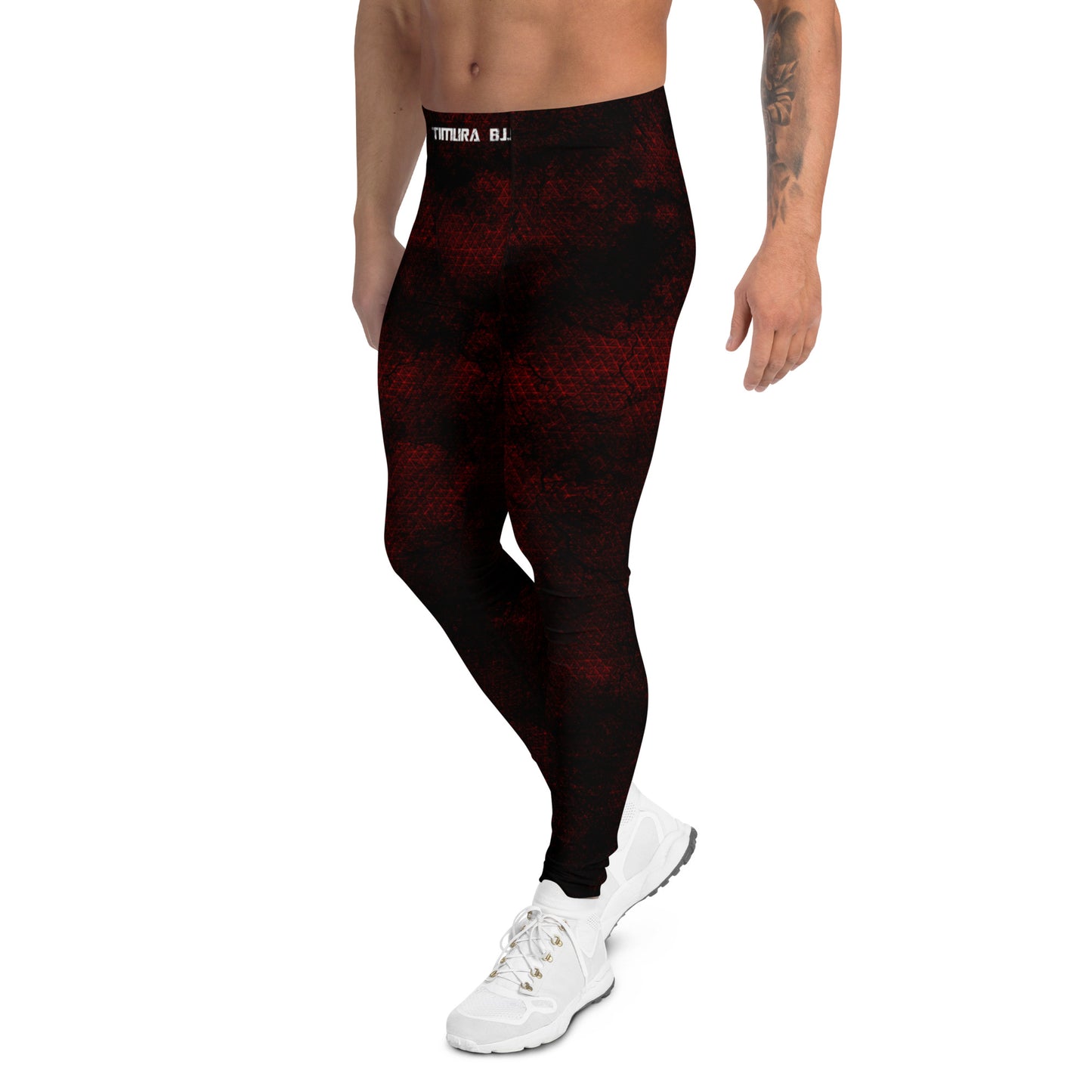 "Timura BJJ Triangles" Men's Leggings