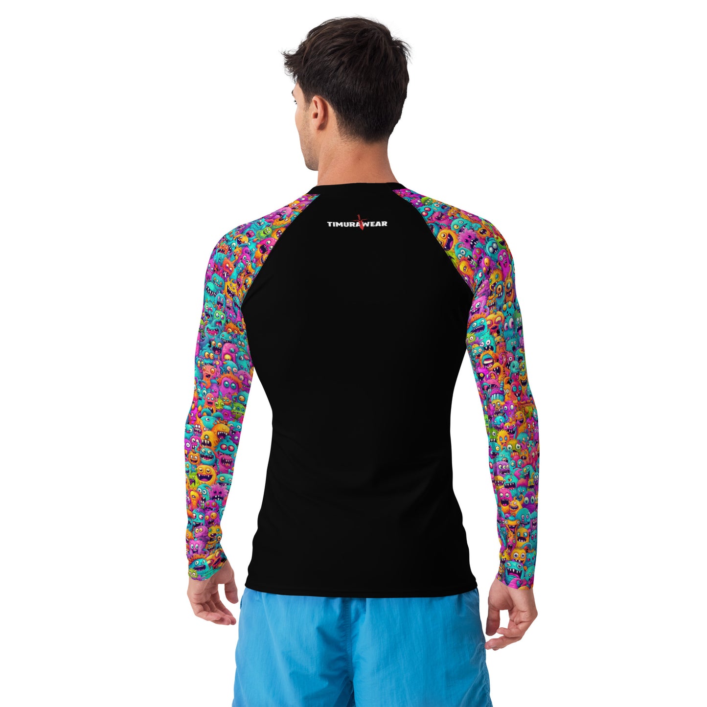 "Monsters" Sleeves Men's Rash Guard