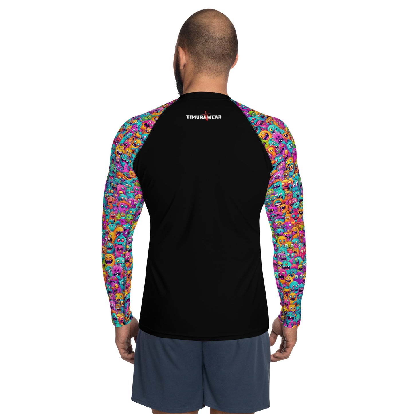 "Monsters" Sleeves Men's Rash Guard