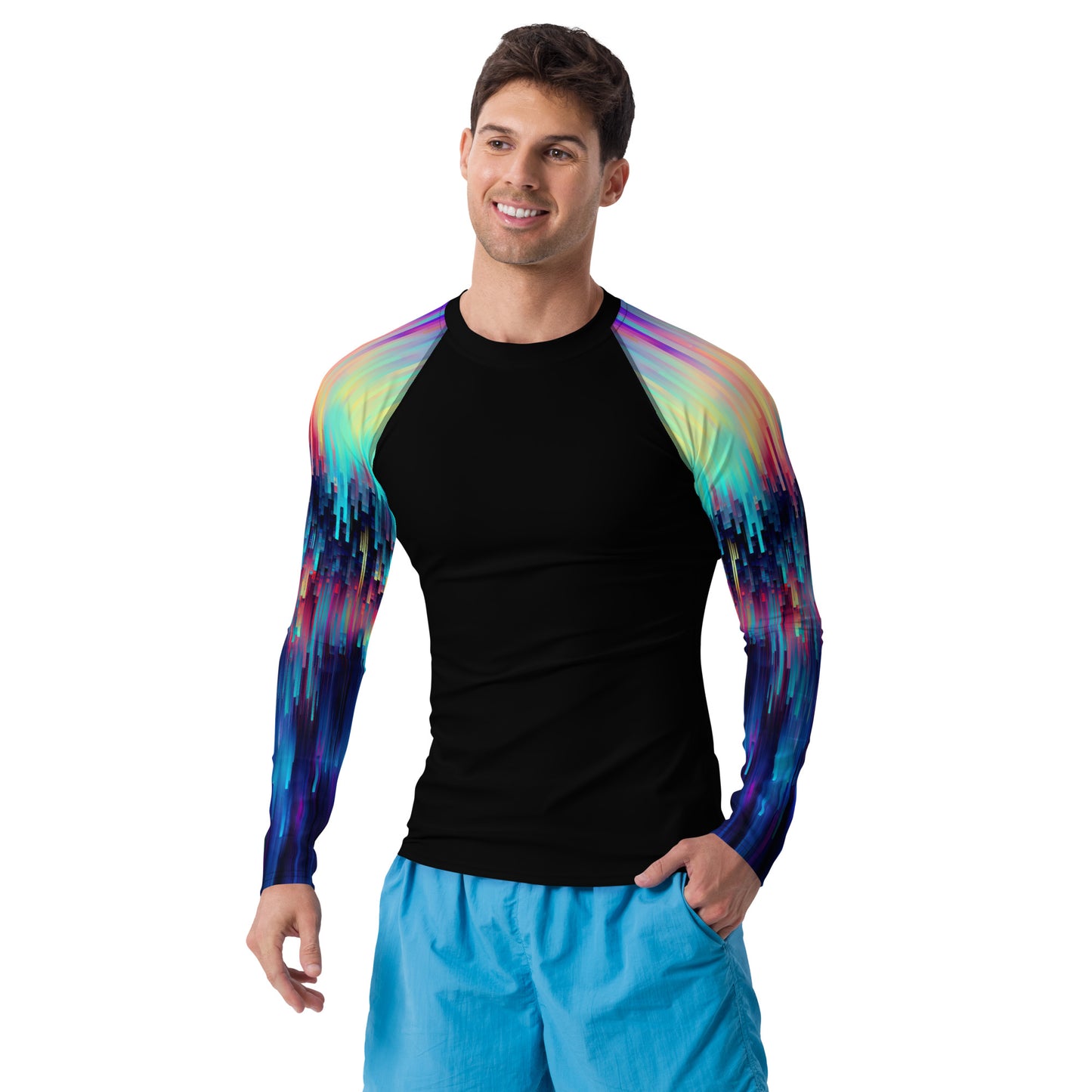 "Pixelate" Men's Rash Guard
