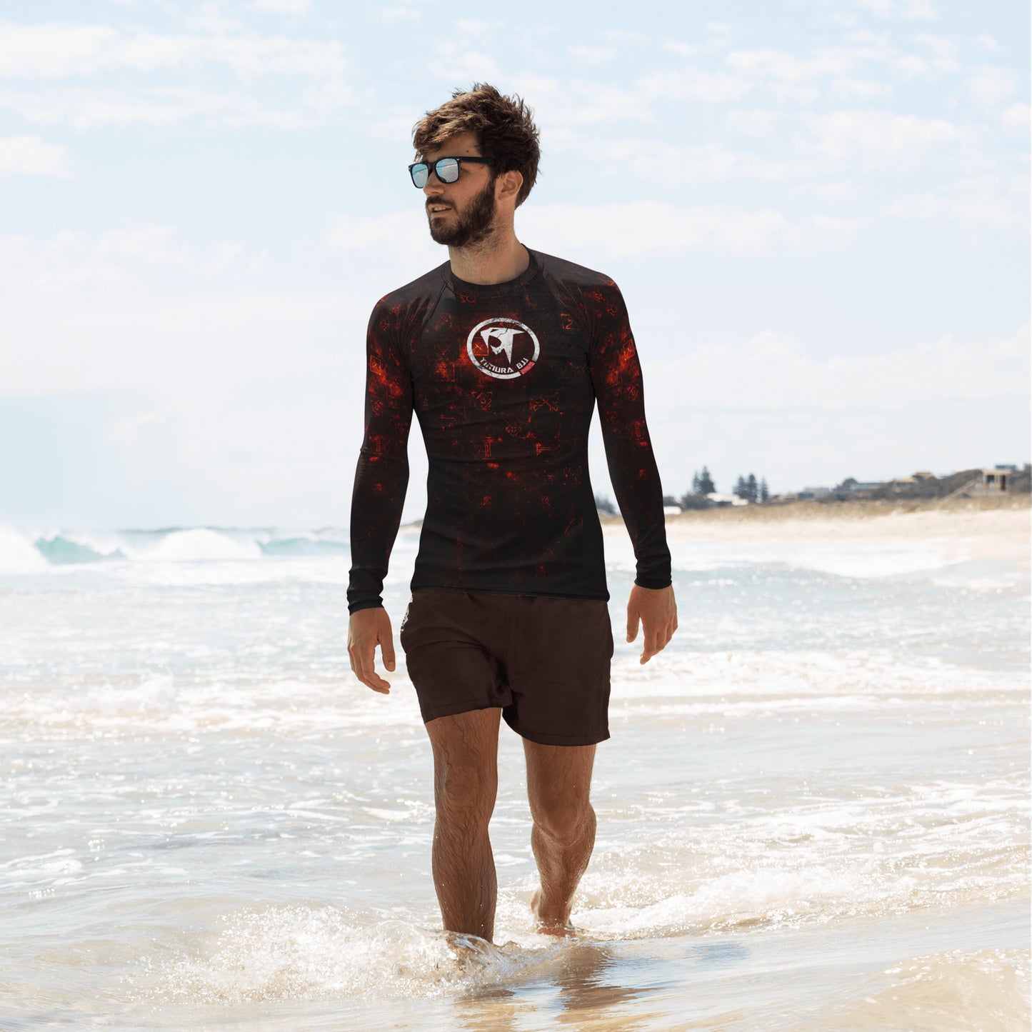 "Timura BJJ Runes" Men's Rash Guard
