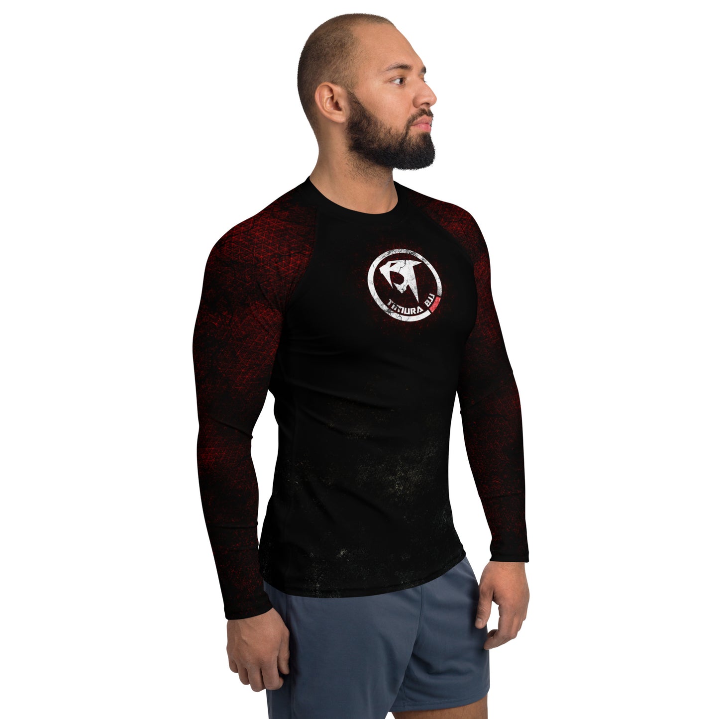 "Timura BJJ Triangles" Men's Rash Guard