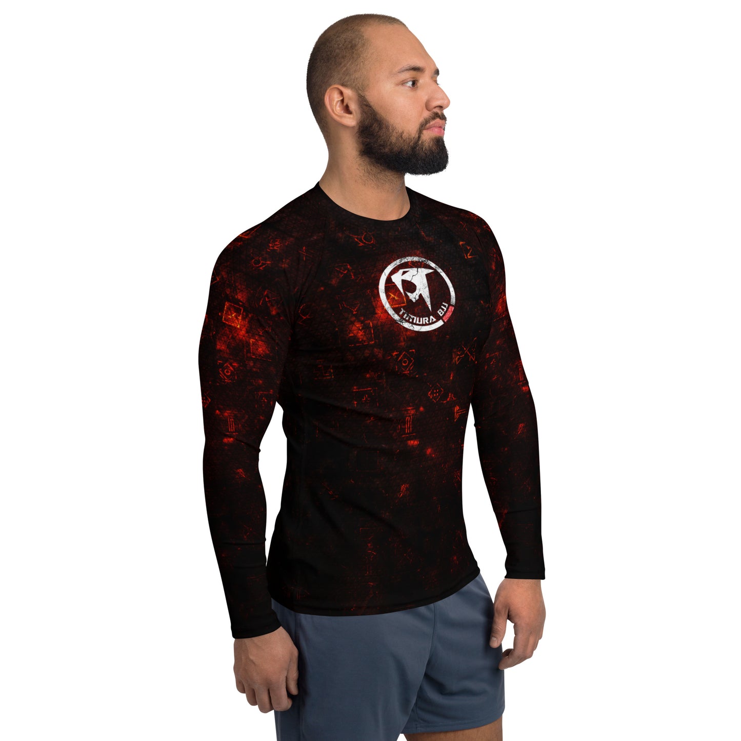 "Timura BJJ Runes" Men's Rash Guard