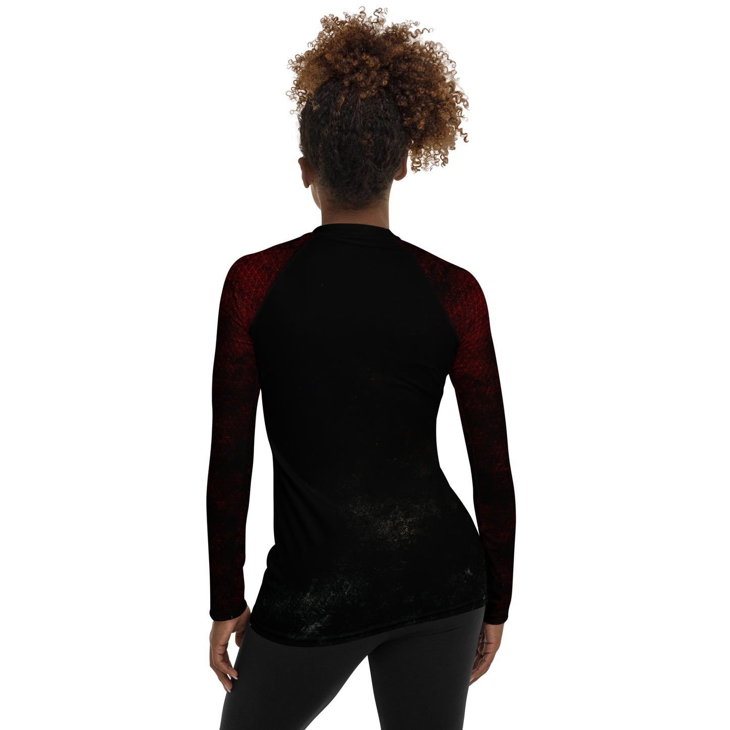 "Timura BJJ Triangles" Women's Rash Guard