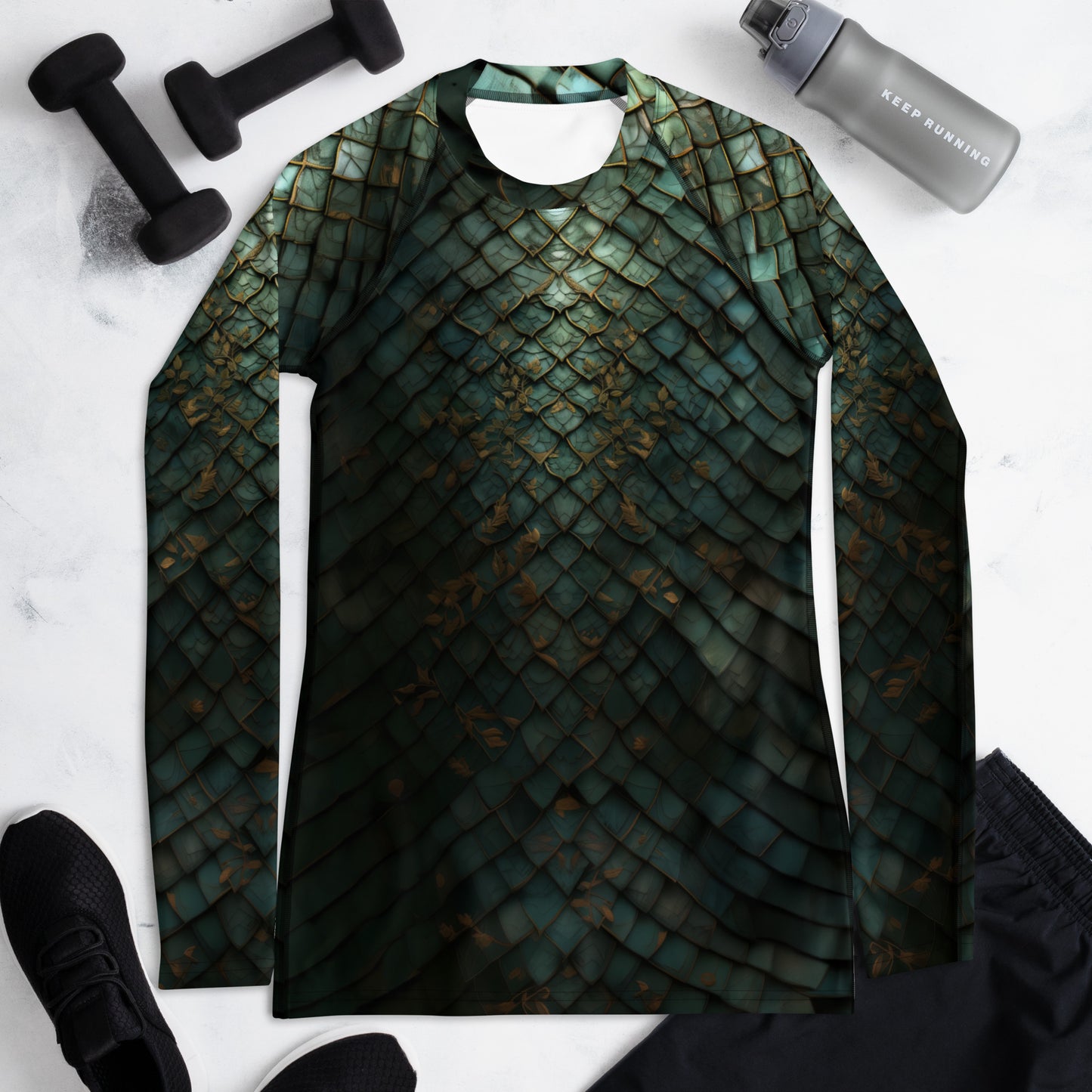 "Dragon Armor" Women's Rash Guard