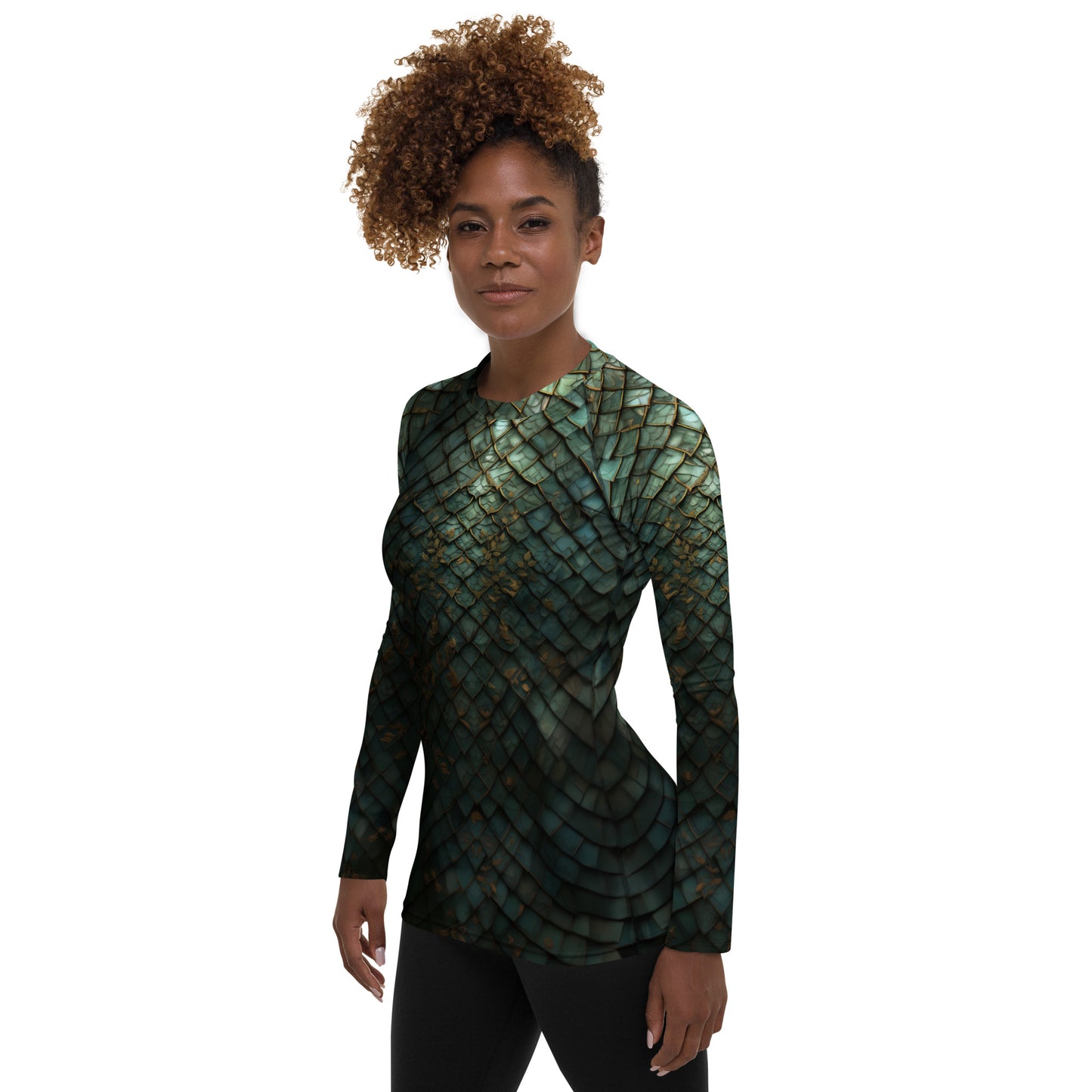"Dragon Armor" Women's Rash Guard