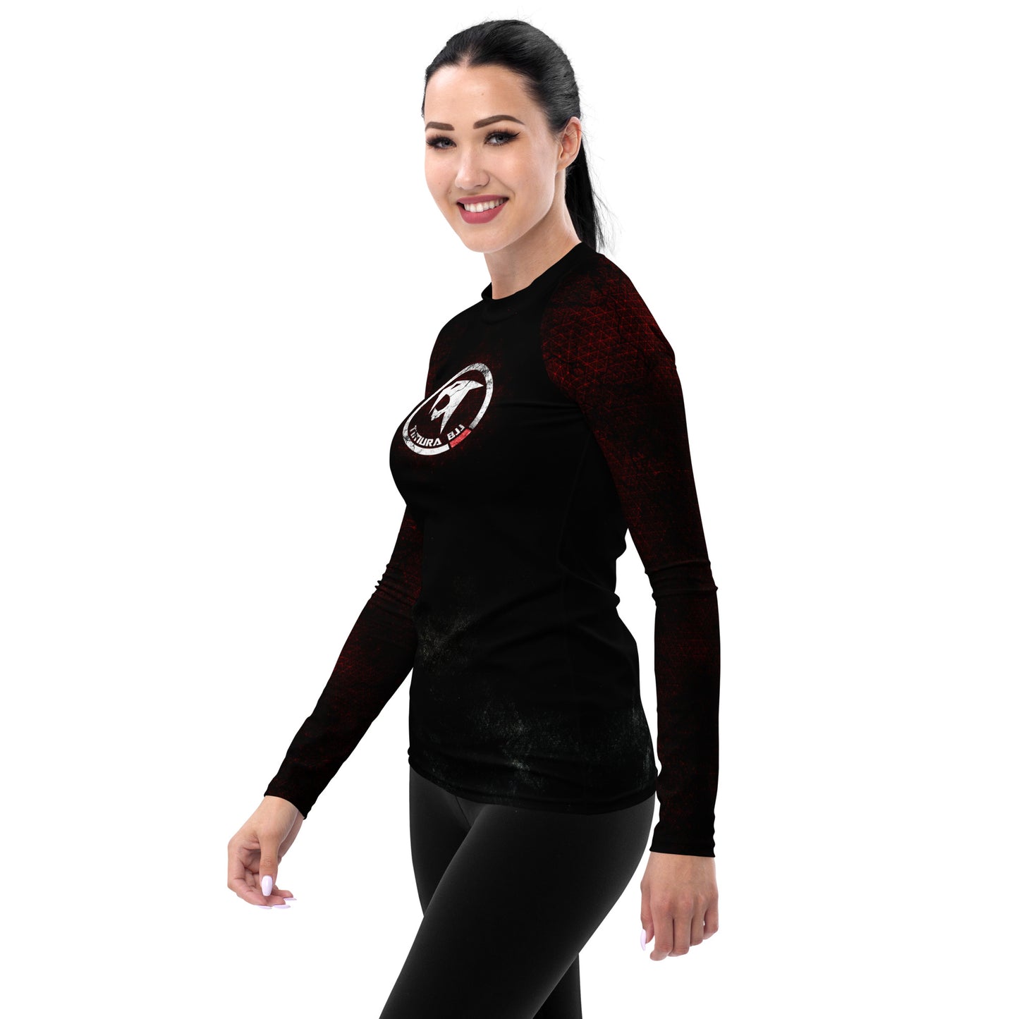 "Timura BJJ Triangles" Women's Rash Guard
