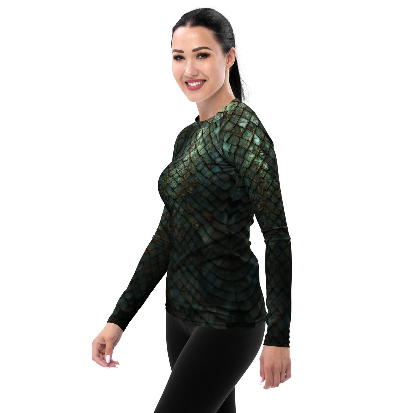 "Dragon Armor" Women's Rash Guard