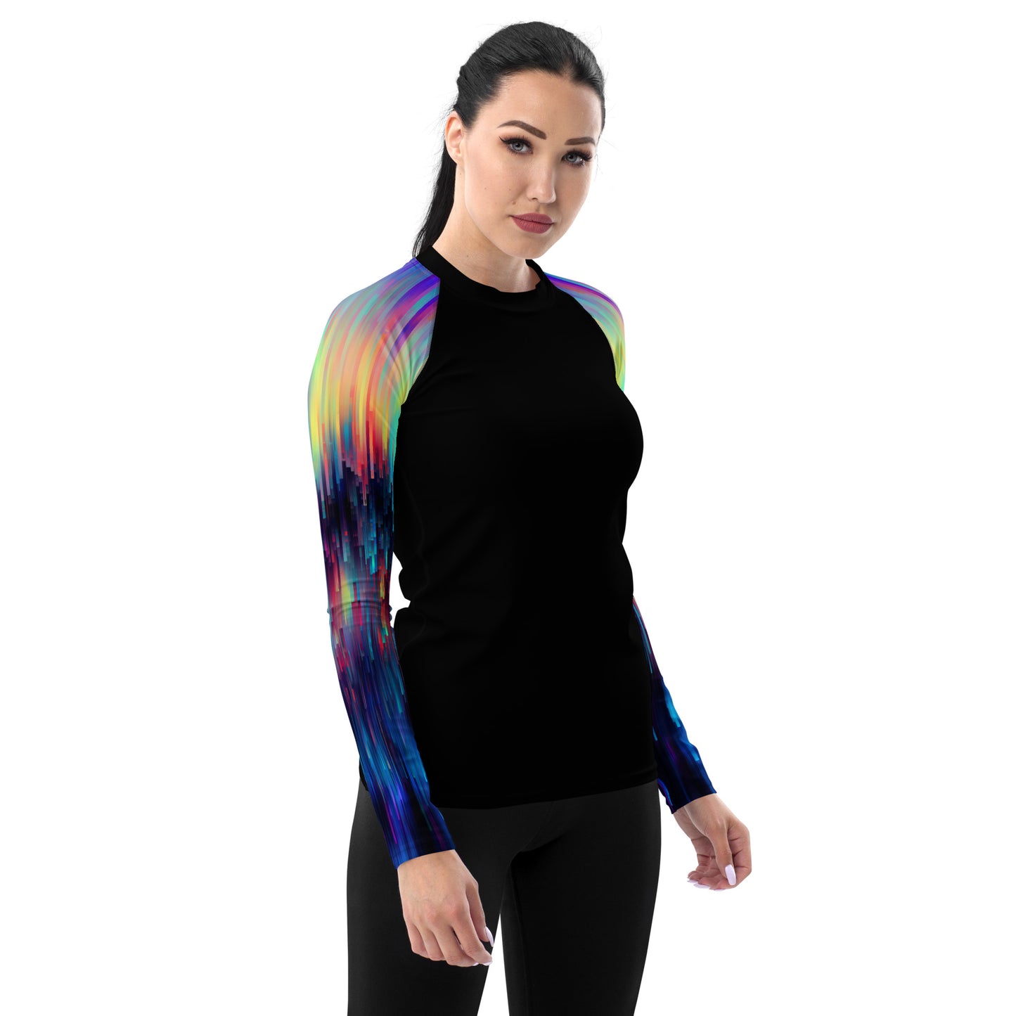 "Pixelate" Women's Rash Guard
