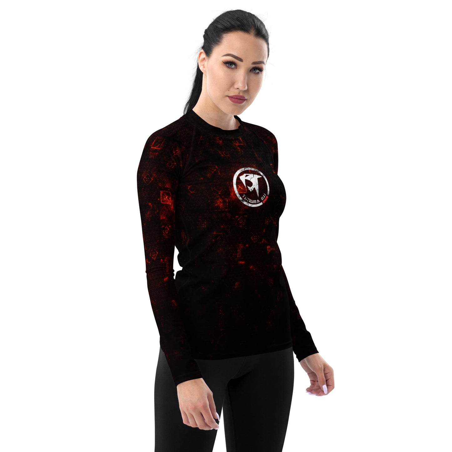 "Timura BJJ Runes" Women's Rash Guard