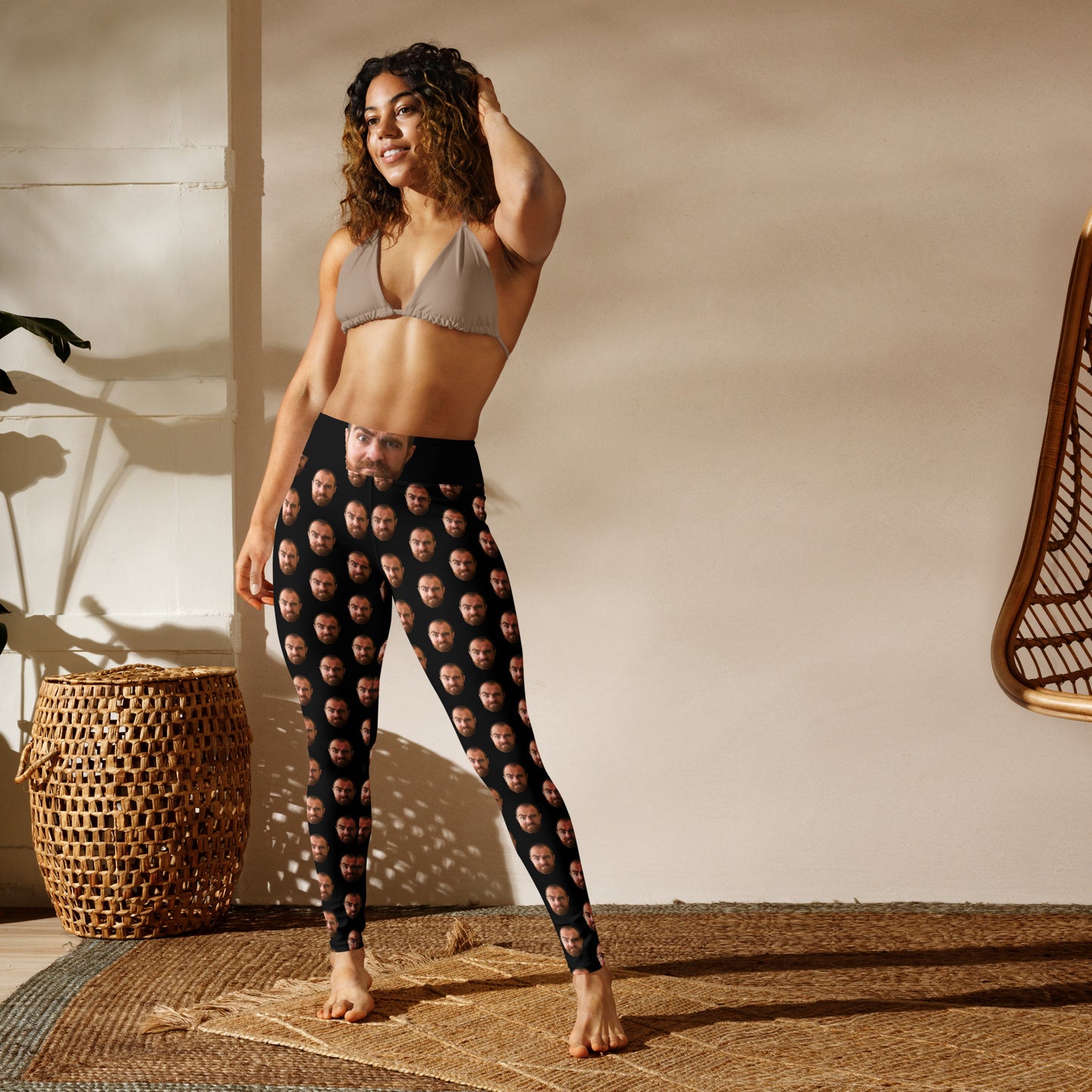 "Custom Face Abomination" Women's Spats Leggings Yoga Pants
