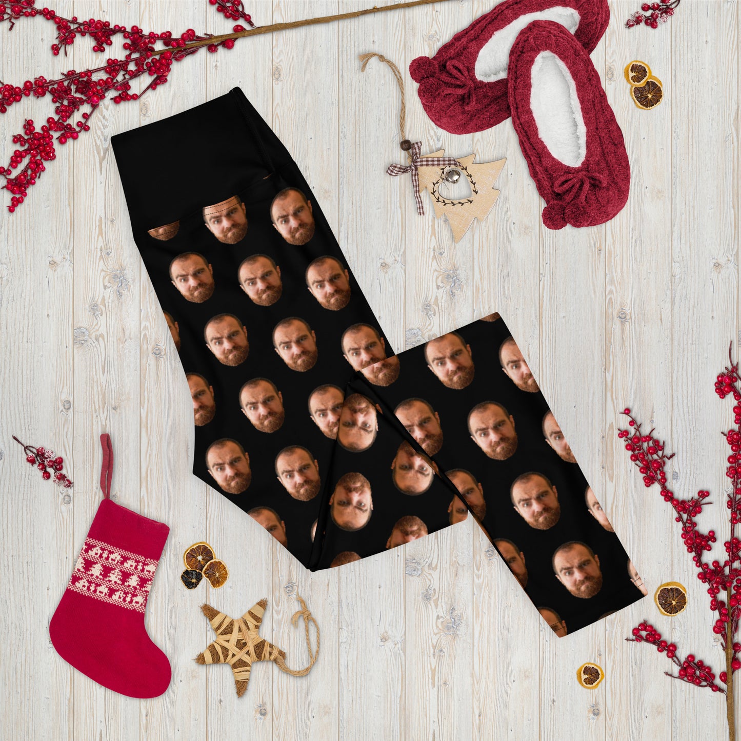 "Custom Face Abomination" Women's Spats Leggings Yoga Pants