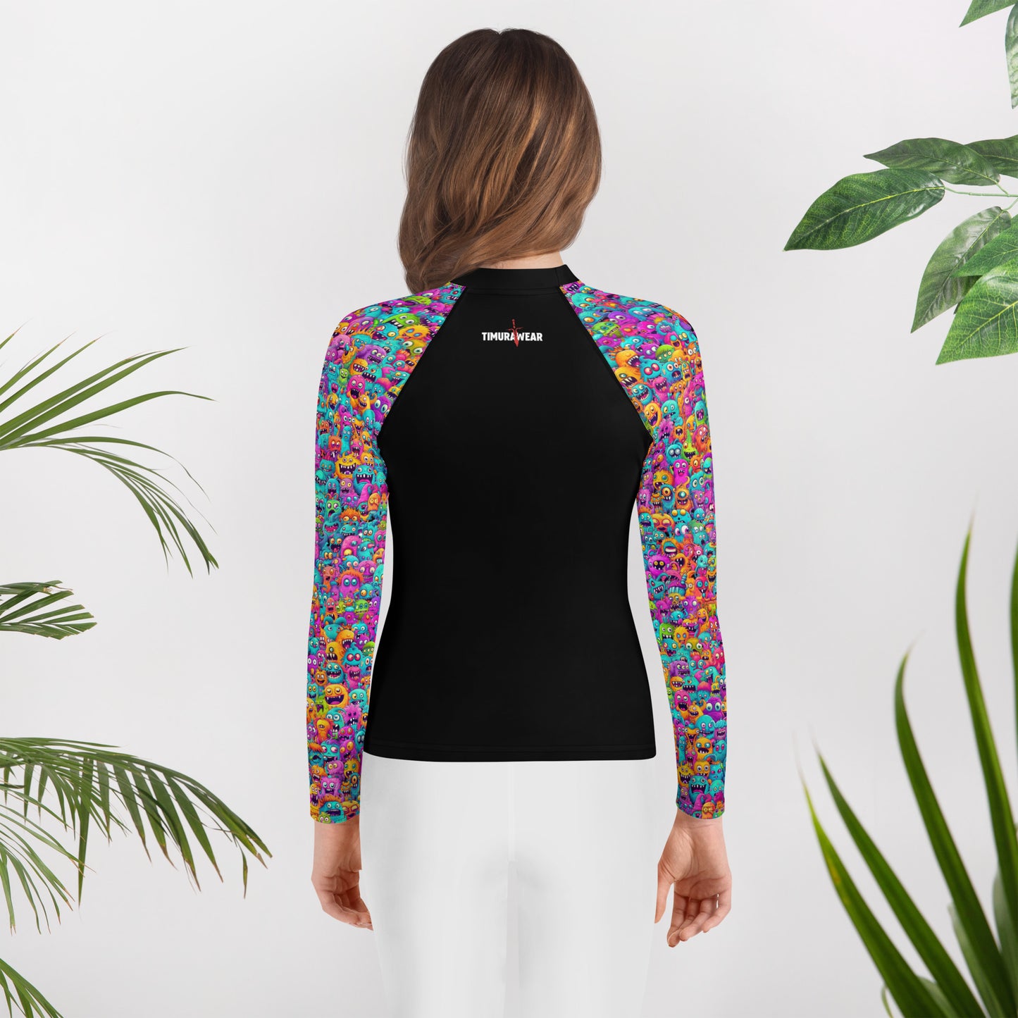 "Monsters" Sleeves Youth Rash Guard