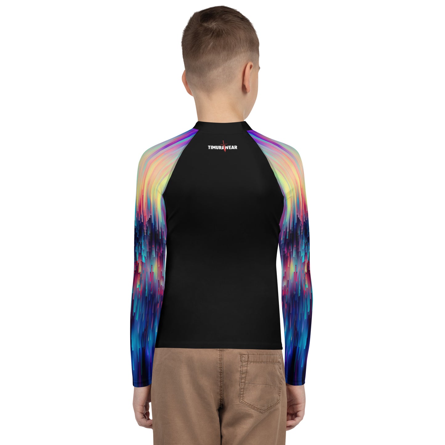 "Pixelate" Youth Rash Guard