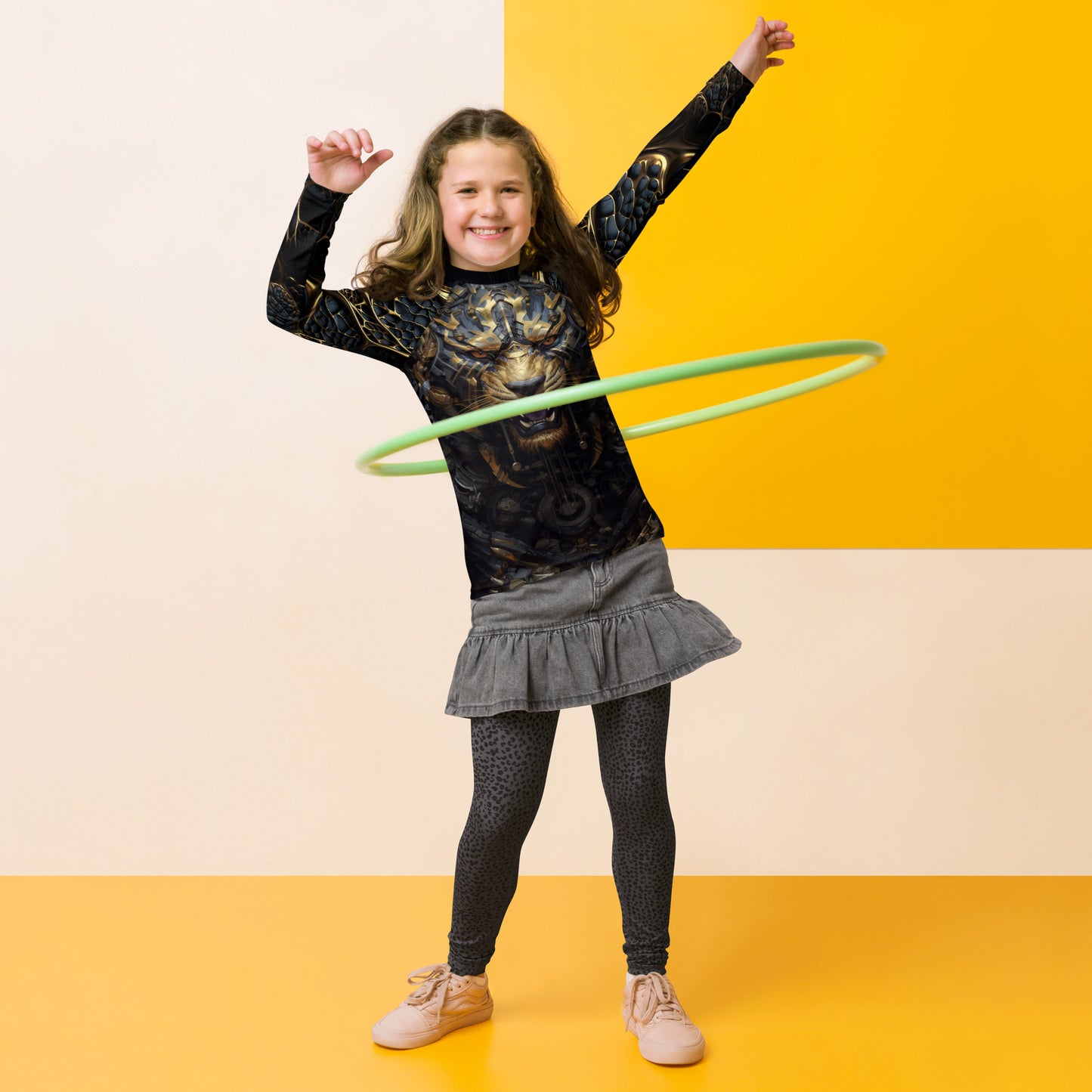 "Metal Tiger" Youth Rash Guard