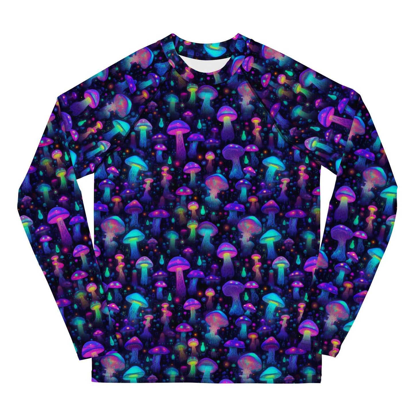 "Glowing Mushrooms" Youth Rash Guard
