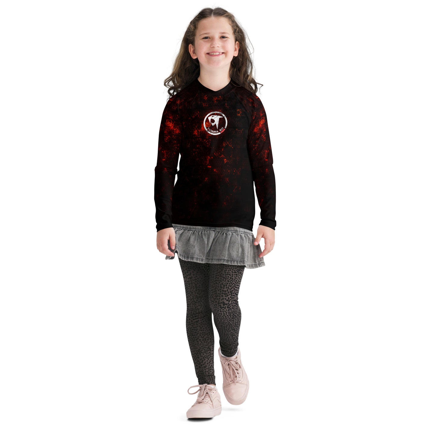 "Timura BJJ Runes" Youth Rash Guard