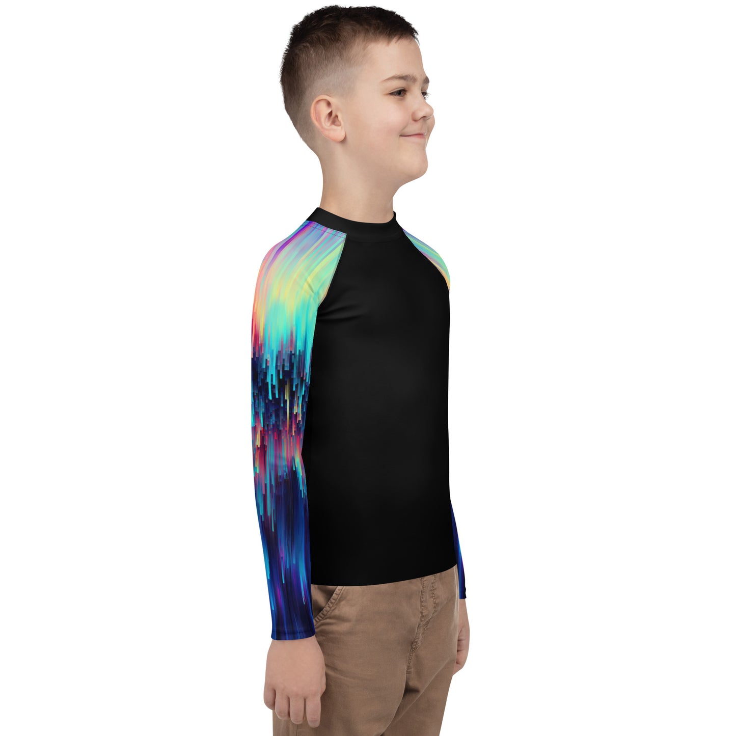 "Pixelate" Youth Rash Guard