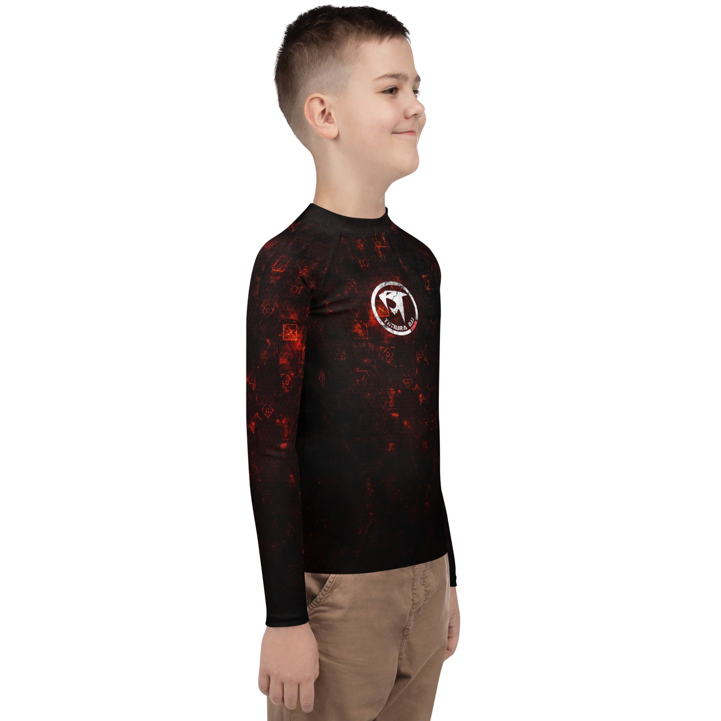 "Timura BJJ Runes" Youth Rash Guard