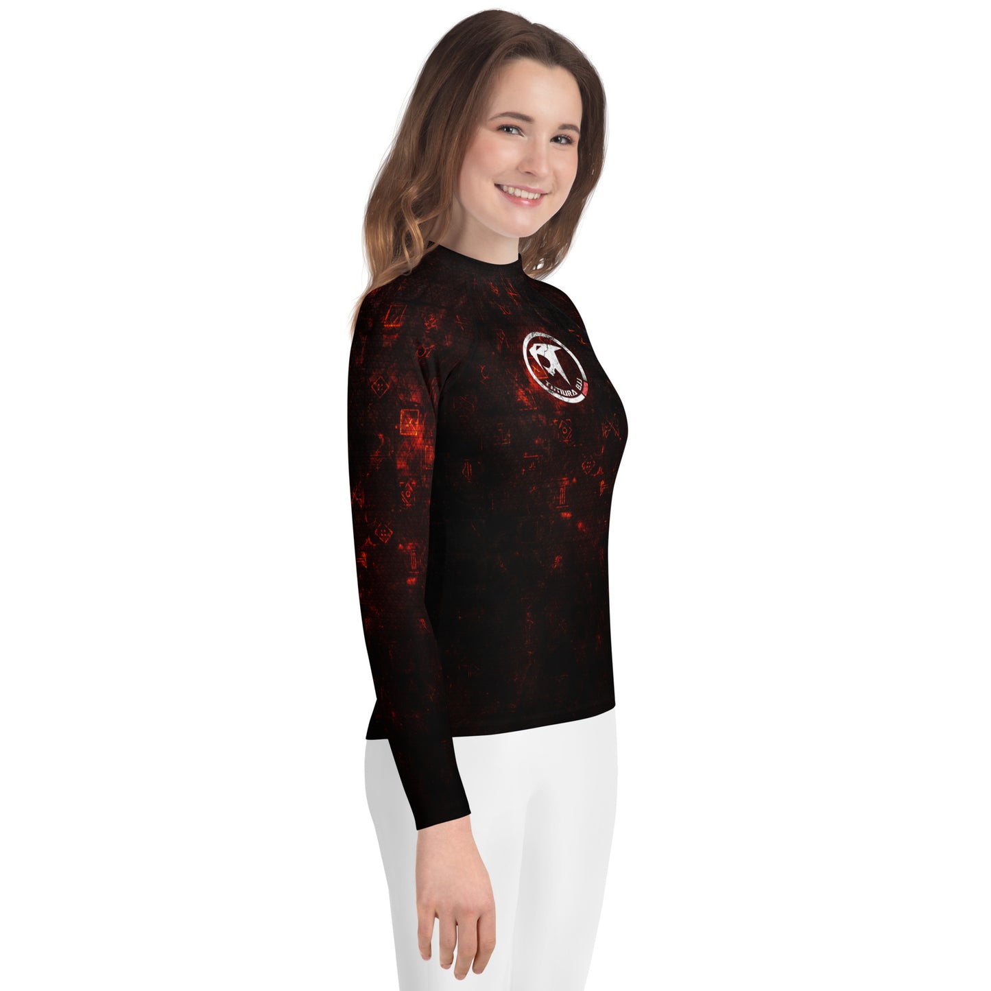"Timura BJJ Runes" Youth Rash Guard