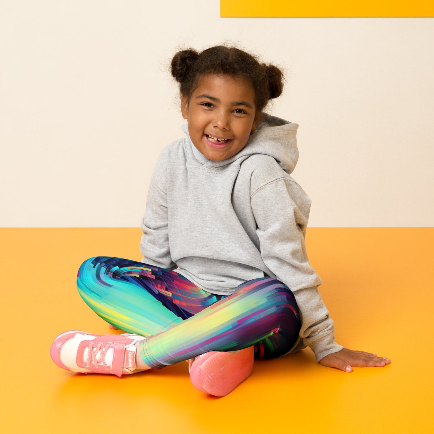 "Pixelate" Kid's Spats Leggings Yoga Pants