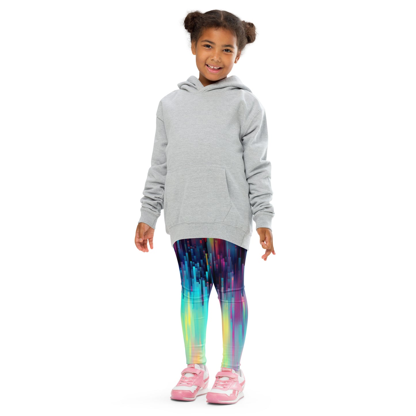 "Pixelate" Kid's Spats Leggings Yoga Pants