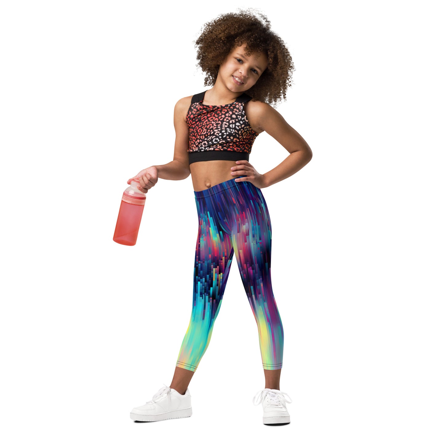 "Pixelate" Kid's Spats Leggings Yoga Pants