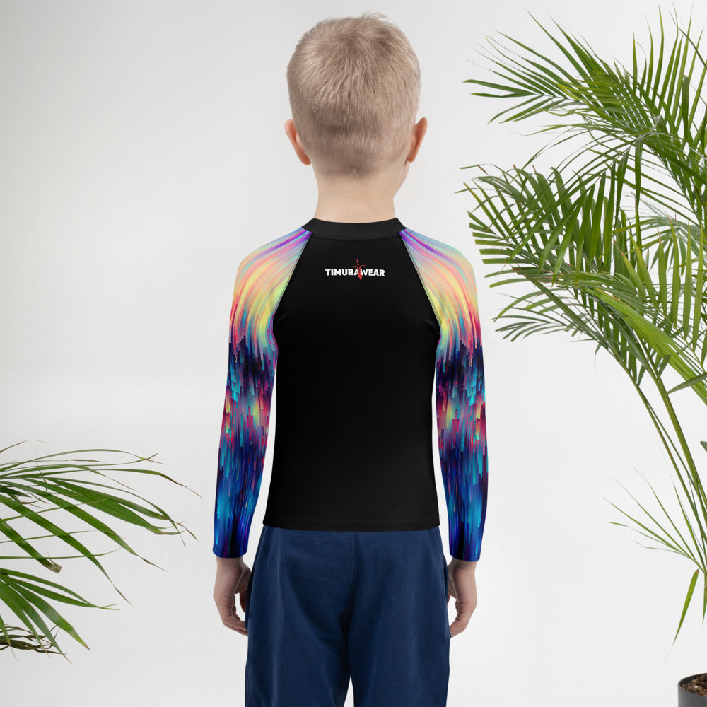 "Pixelate" Kids Rash Guard