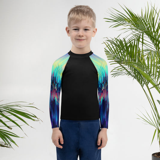 "Pixelate" Kids Rash Guard