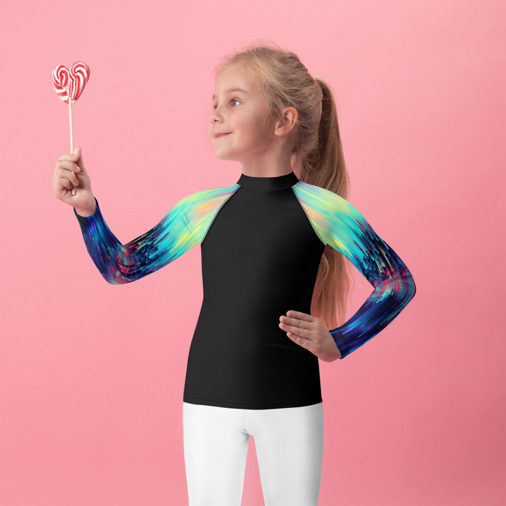 "Pixelate" Kids Rash Guard