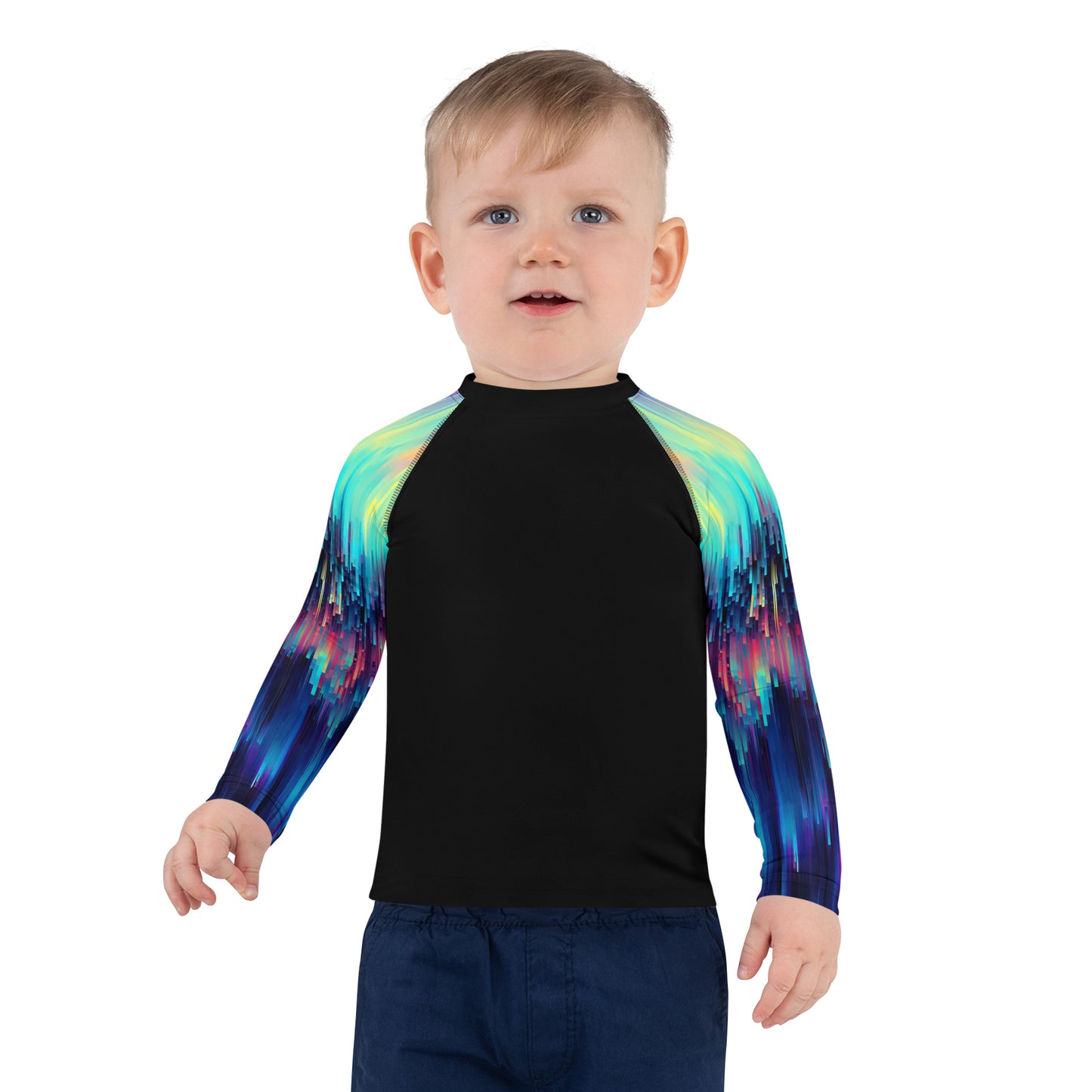 "Pixelate" Kids Rash Guard