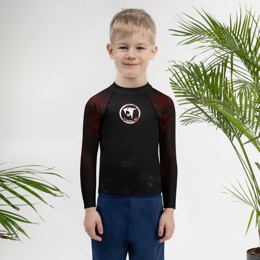 "Timura BJJ Triangles" Kids Rash Guard