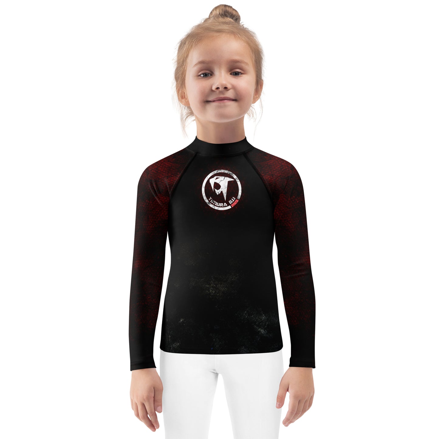 "Timura BJJ Triangles" Kids Rash Guard