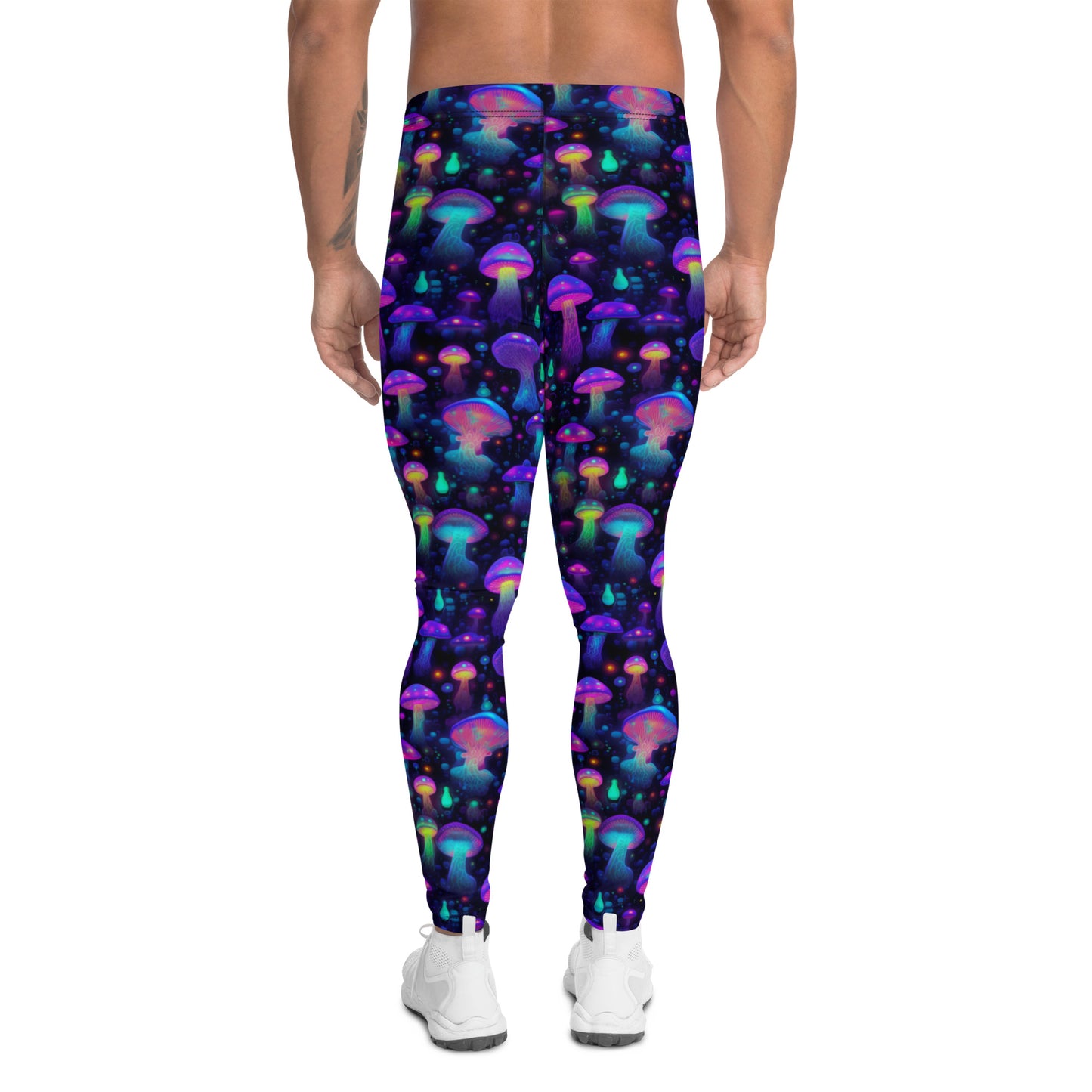 "Glowing Mushrooms" Men's Spats Leggings Yoga Pants