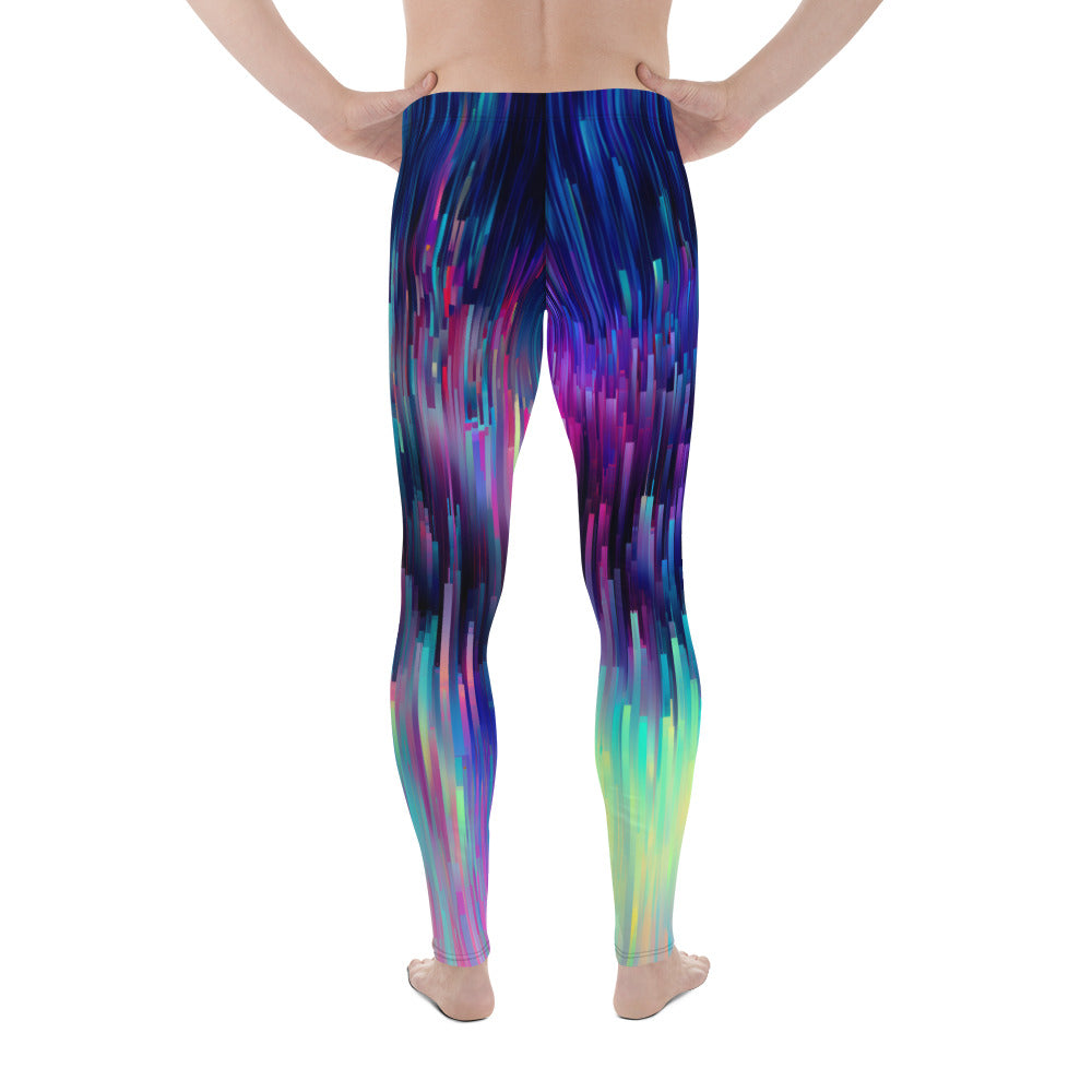 "Pixelate" Men's Spats Leggings Yoga Pants