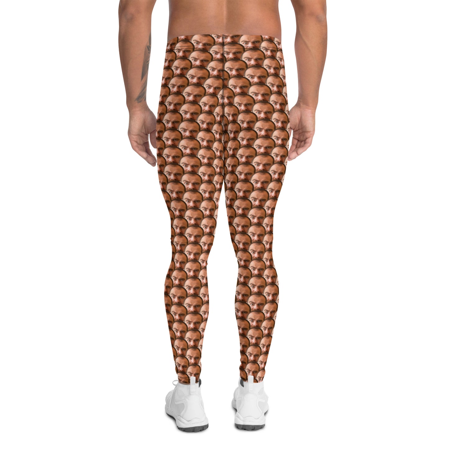 "Custom Face Abomination" Men's Spats Leggings Yoga Pants