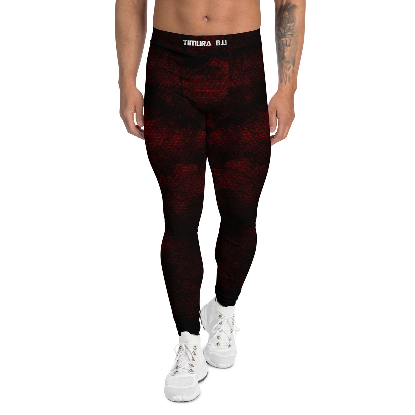 "Timura BJJ Triangles" Men's Leggings