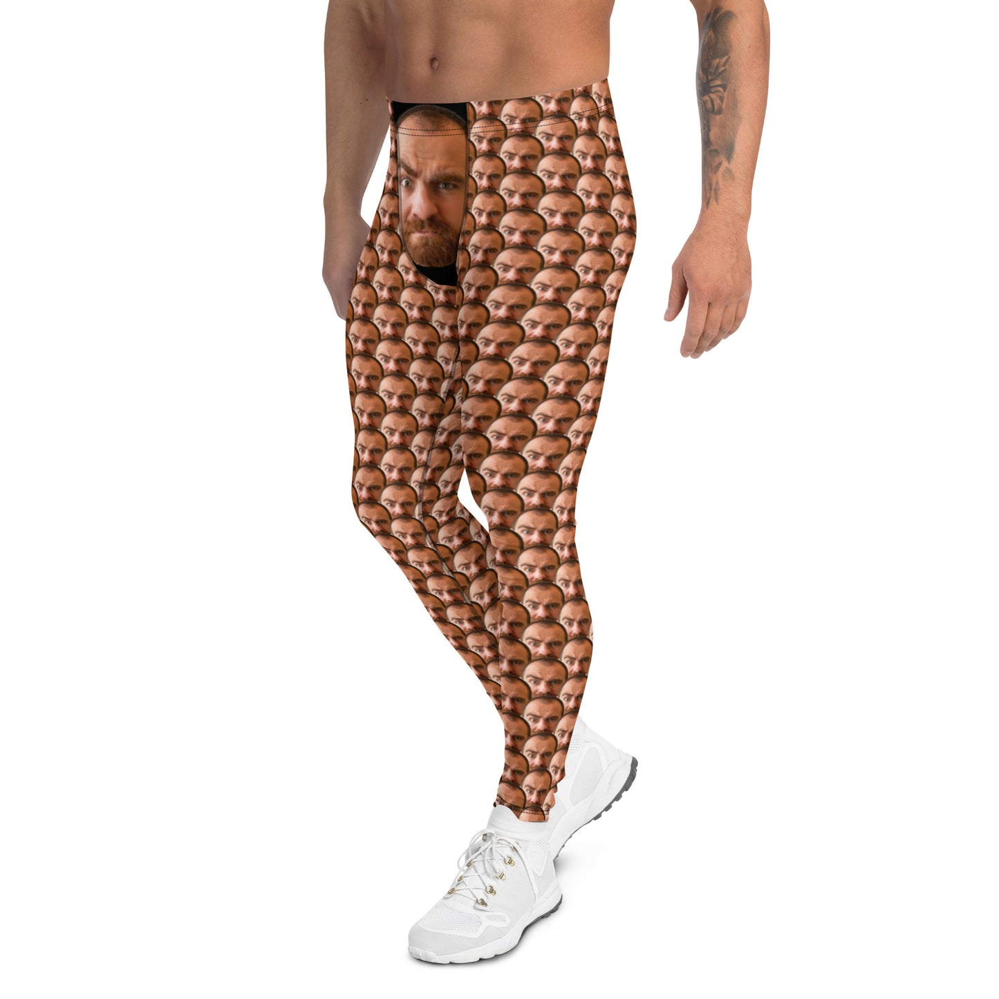 "Custom Face Abomination" Men's Spats Leggings Yoga Pants