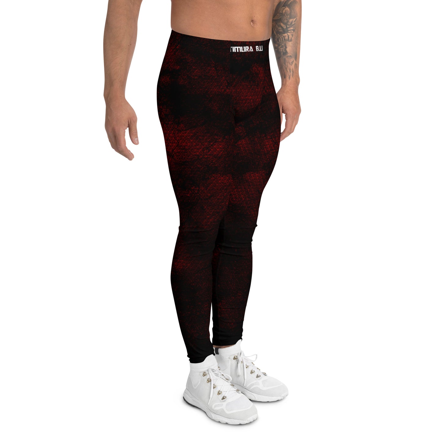 "Timura BJJ Triangles" Men's Leggings