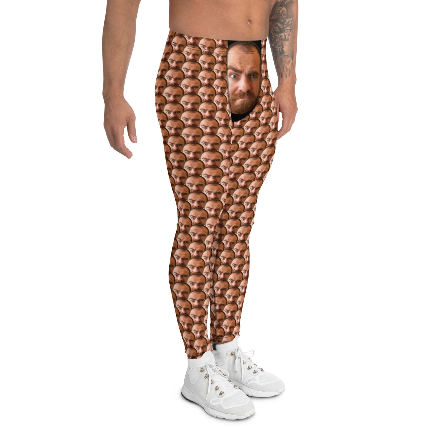 "Custom Face Abomination" Men's Spats Leggings Yoga Pants