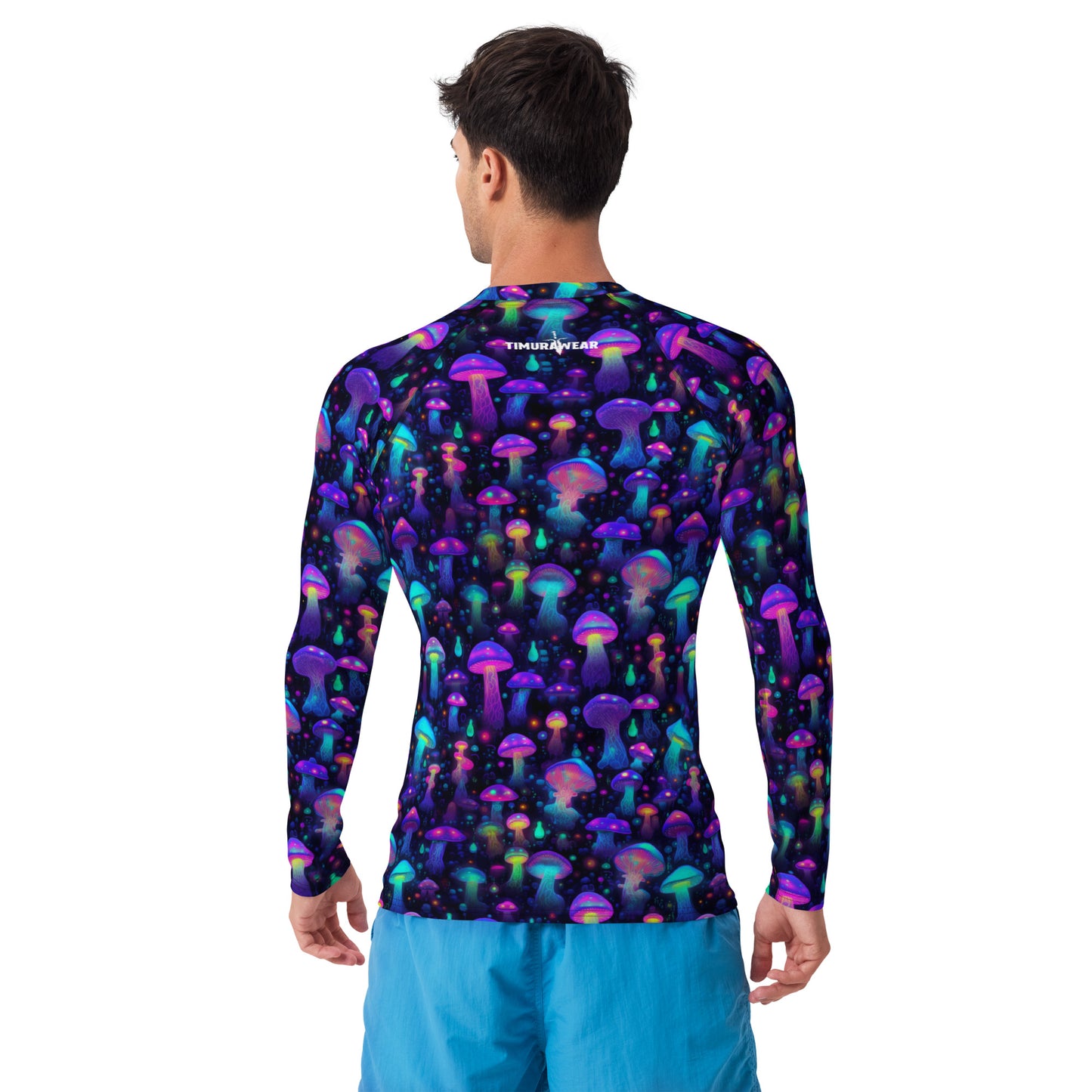 "Glowing Mushrooms" Men's Rash Guard