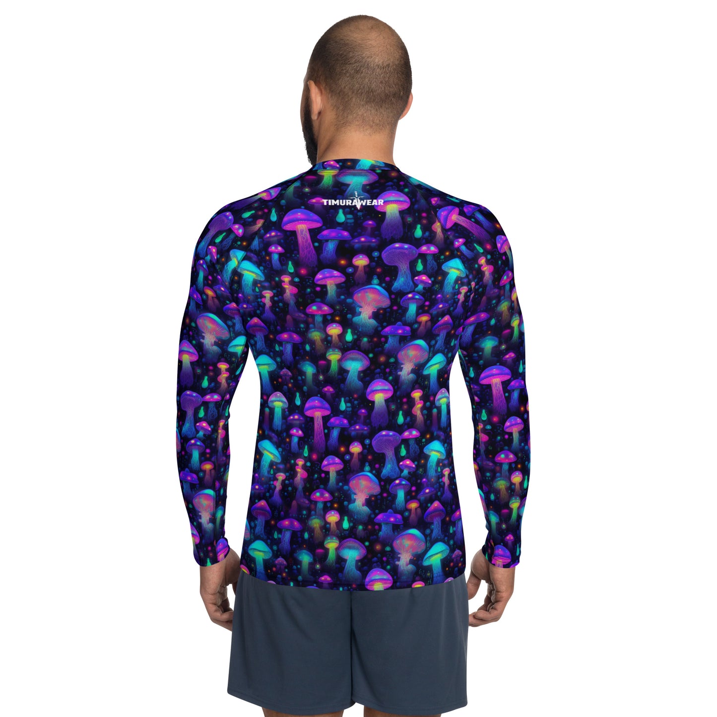 "Glowing Mushrooms" Men's Rash Guard