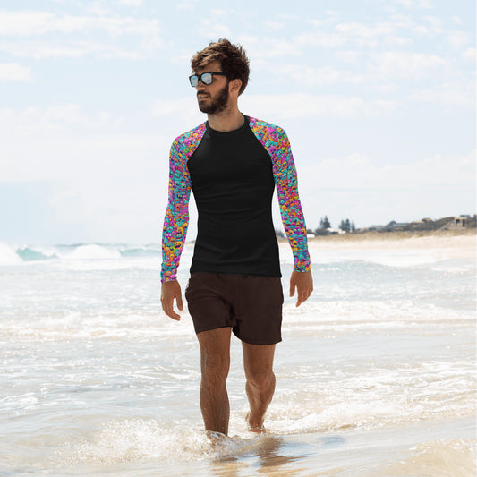 "Monsters" Sleeves Men's Rash Guard